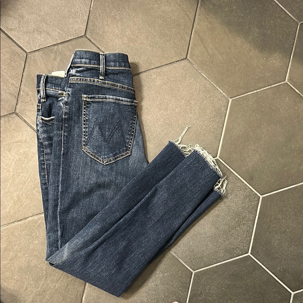 Mother The Hustler Ankle Fray Jeans